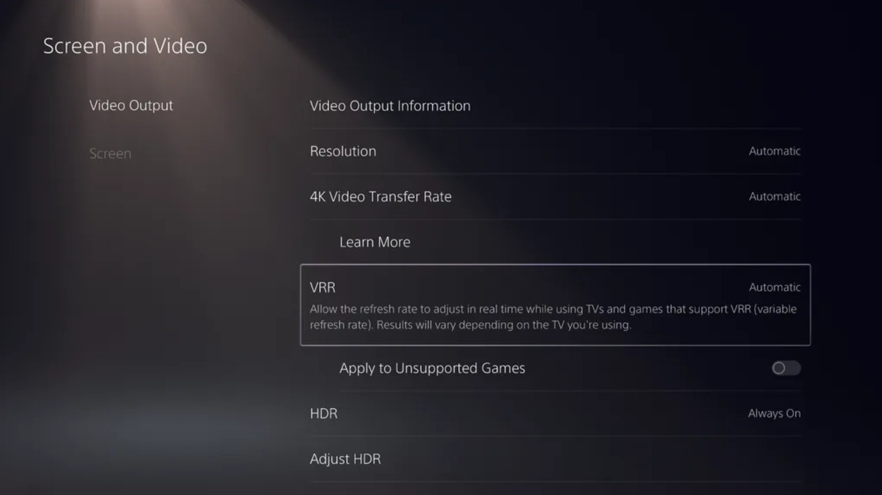 PS4/PS5固件更新现已上线 VRR即将到来