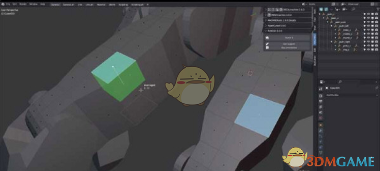 Blender PUNCHit(智能推拉挤出打孔工具插件)V1.0
