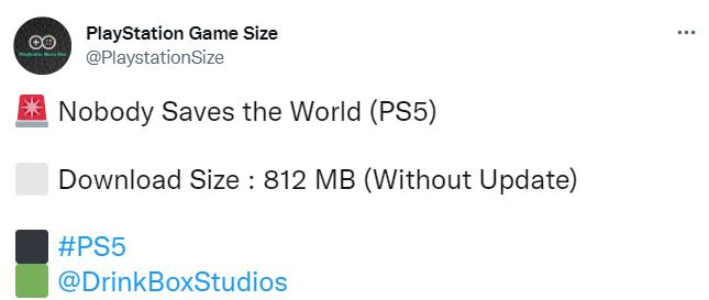 Xbox主机独占游戏《无名小卒拯救世界》计划登录PS5 本体容量大小约812MB