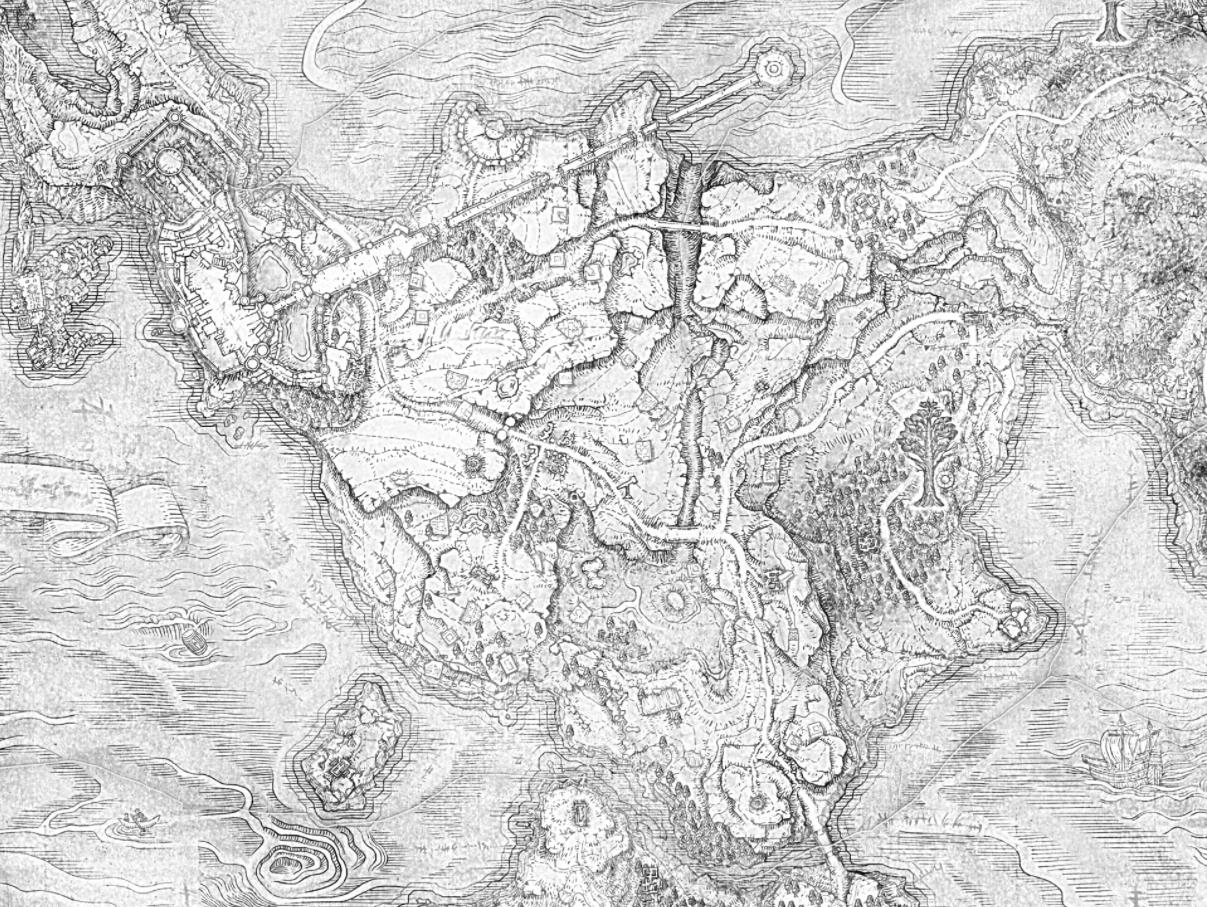 《艾尔登法环》多种艺术风格高清地图包