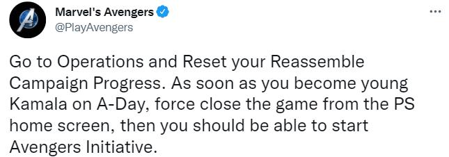 《漫威复仇者联盟》出现游戏崩溃错误 官方称删除所有战役进度即可解决