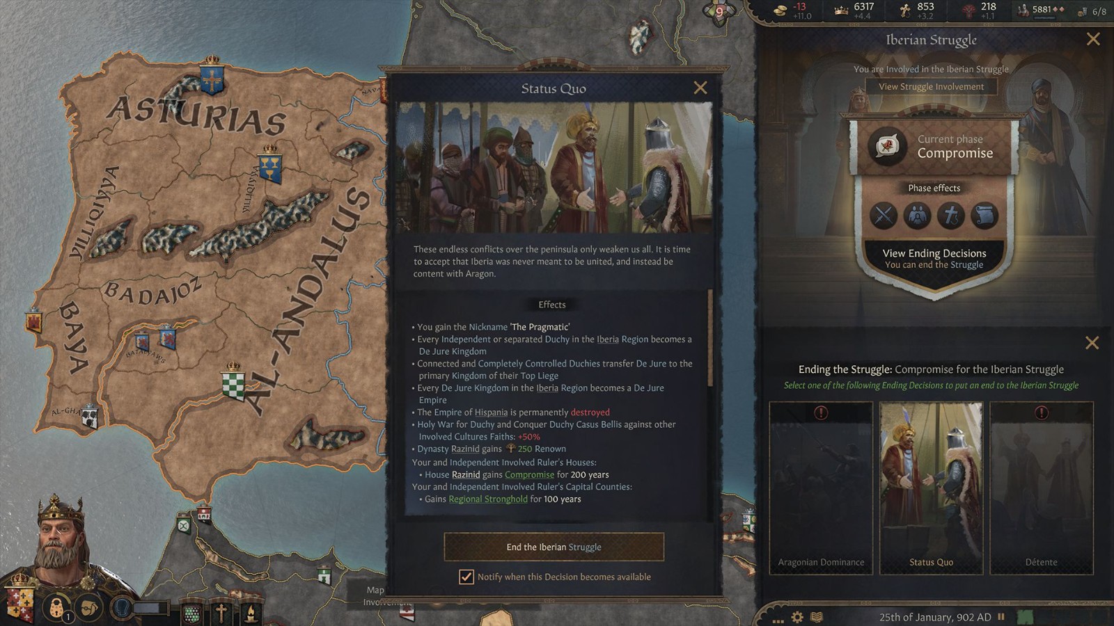 《十字军之王3》新DLC“伊比利亚的命运”5月31日发布