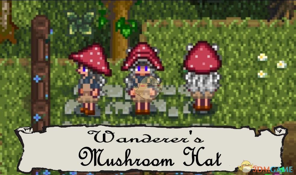 《星露谷物语》流浪者蘑菇帽MOD