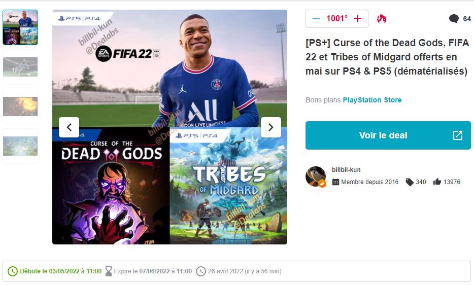 5月PS+会免游戏阵容泄露 FIFA22、无间冥寺等