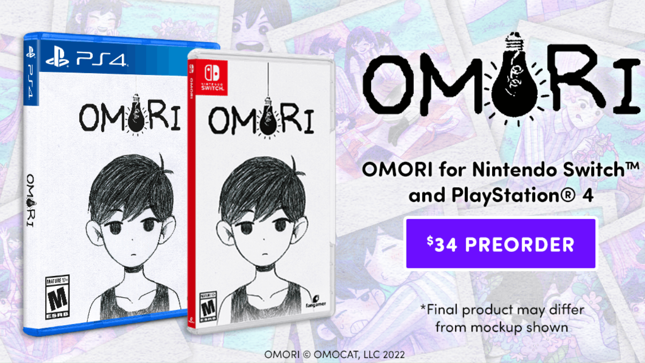 超现实心理恐怖RPG《OMORI》主机版6月17日发售 攻略设定集将实体版同步