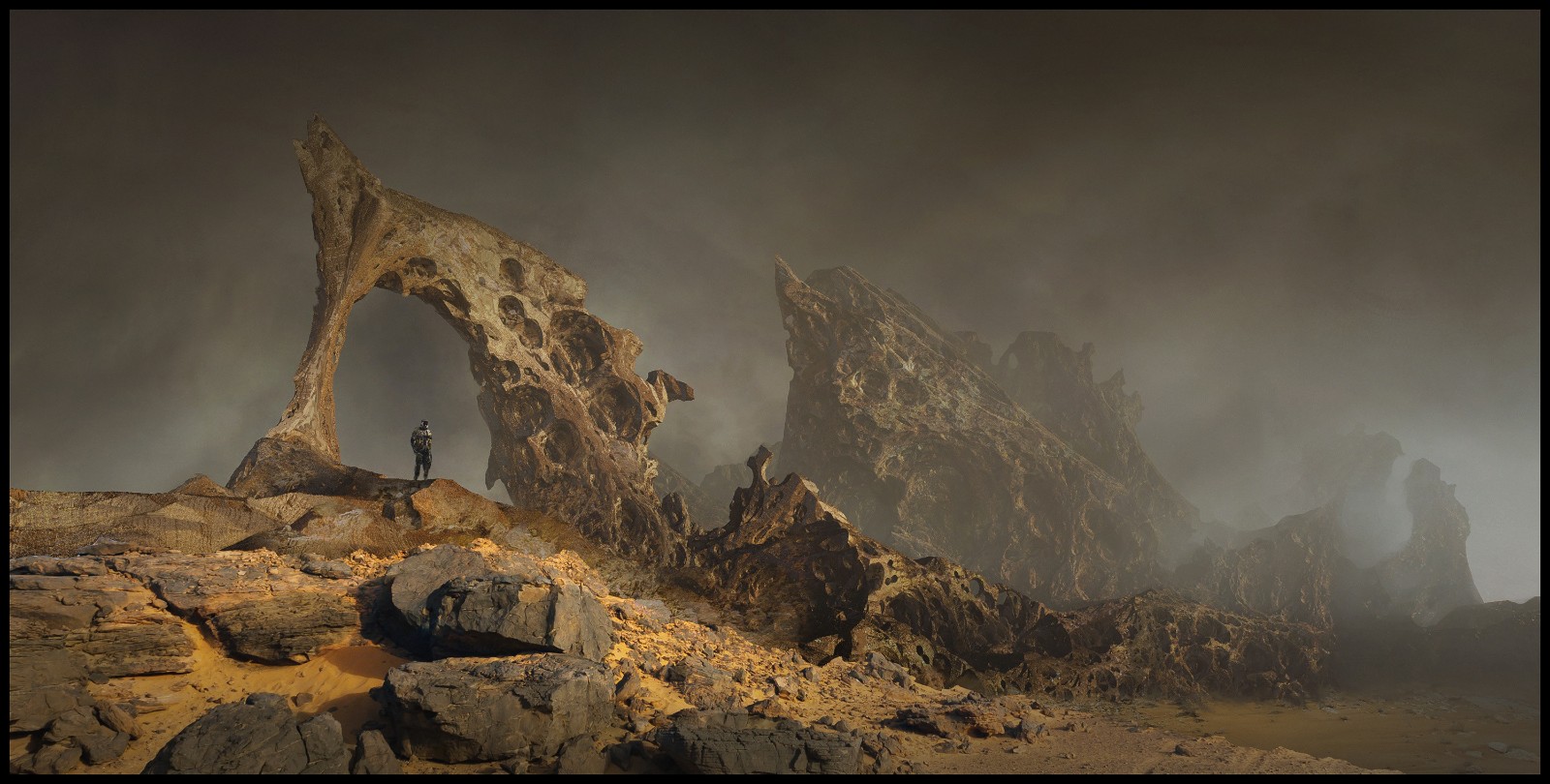 《沙丘》主题开放世界生存游戏概念艺术图曝光