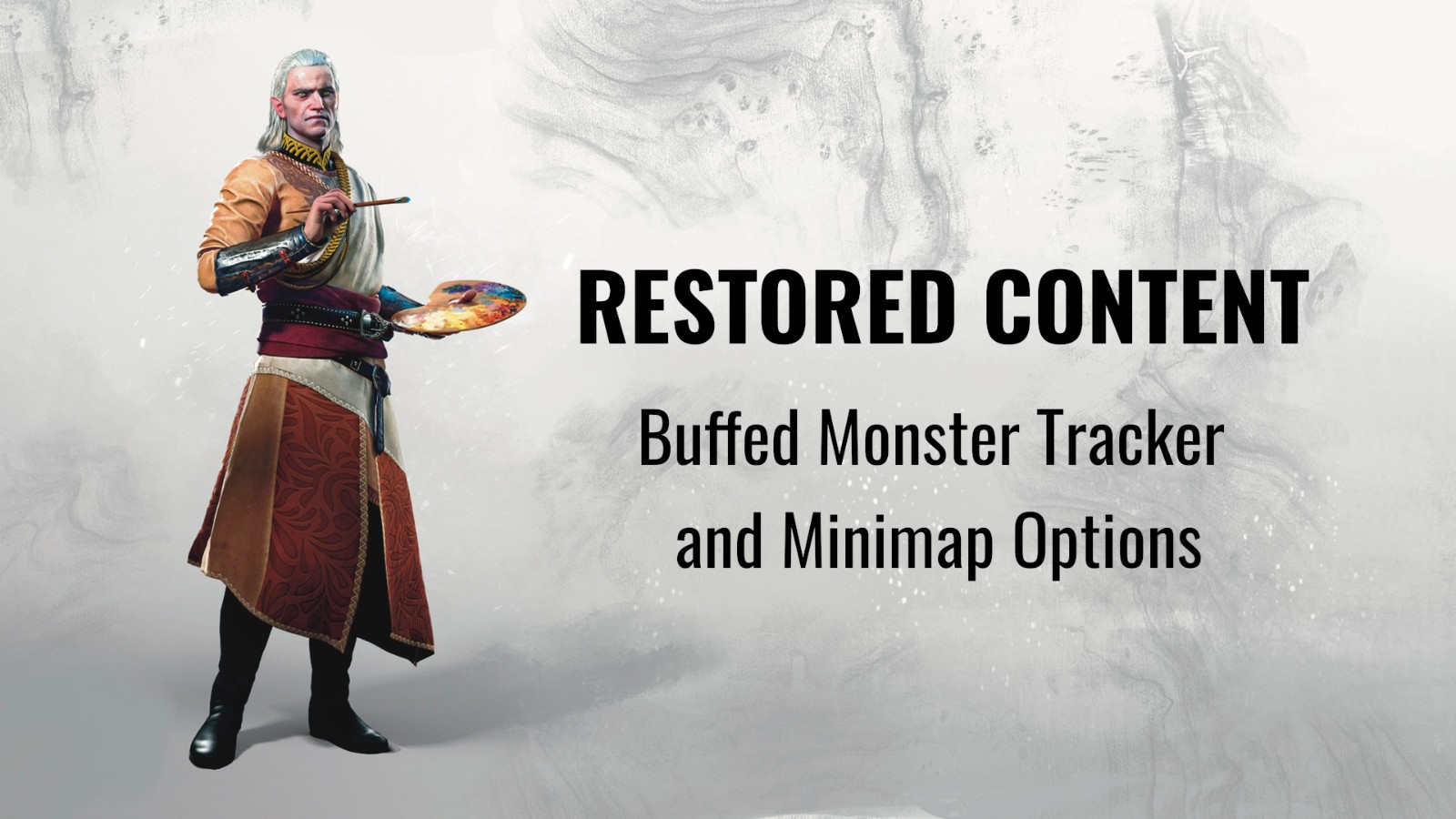 《巫师3》全新Mod超酷内容展示 增加怪物图标及小地图选项