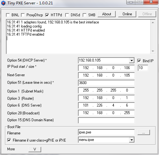 Tiny PXE Server1.0