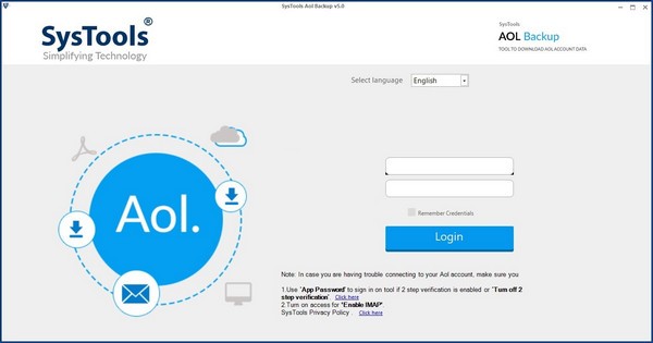 SysTools AOL Backup5.0