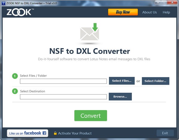 ZOOK NSF to DXL Converter1.0