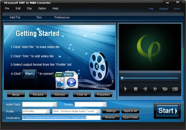 4Easysoft SWF to WMA Converter3.2