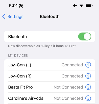 经测试 iOS16现已支持Joy-Con和 Switch Pro手柄