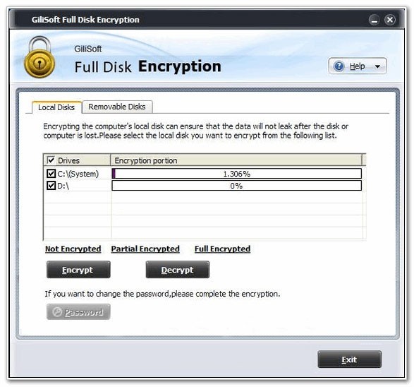 Gilisoft Full Disk Encryption48.0