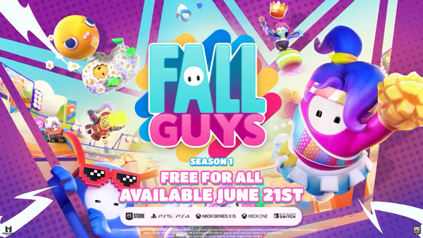 《糖豆人》发布新预告 游戏6月21日免费登陆全平台
