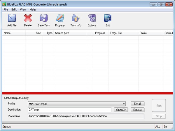 Bluefox FLAC MP3 Converter3.01