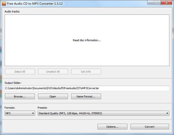 Free Audio CD to MP3 Converter1.3.12