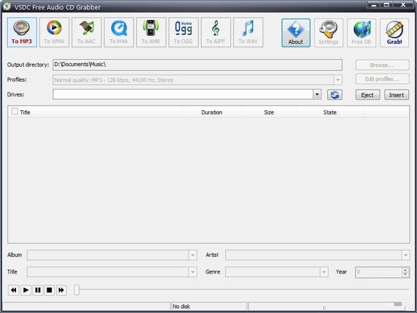 VSDC Free Audio CD Grabber1.4.5