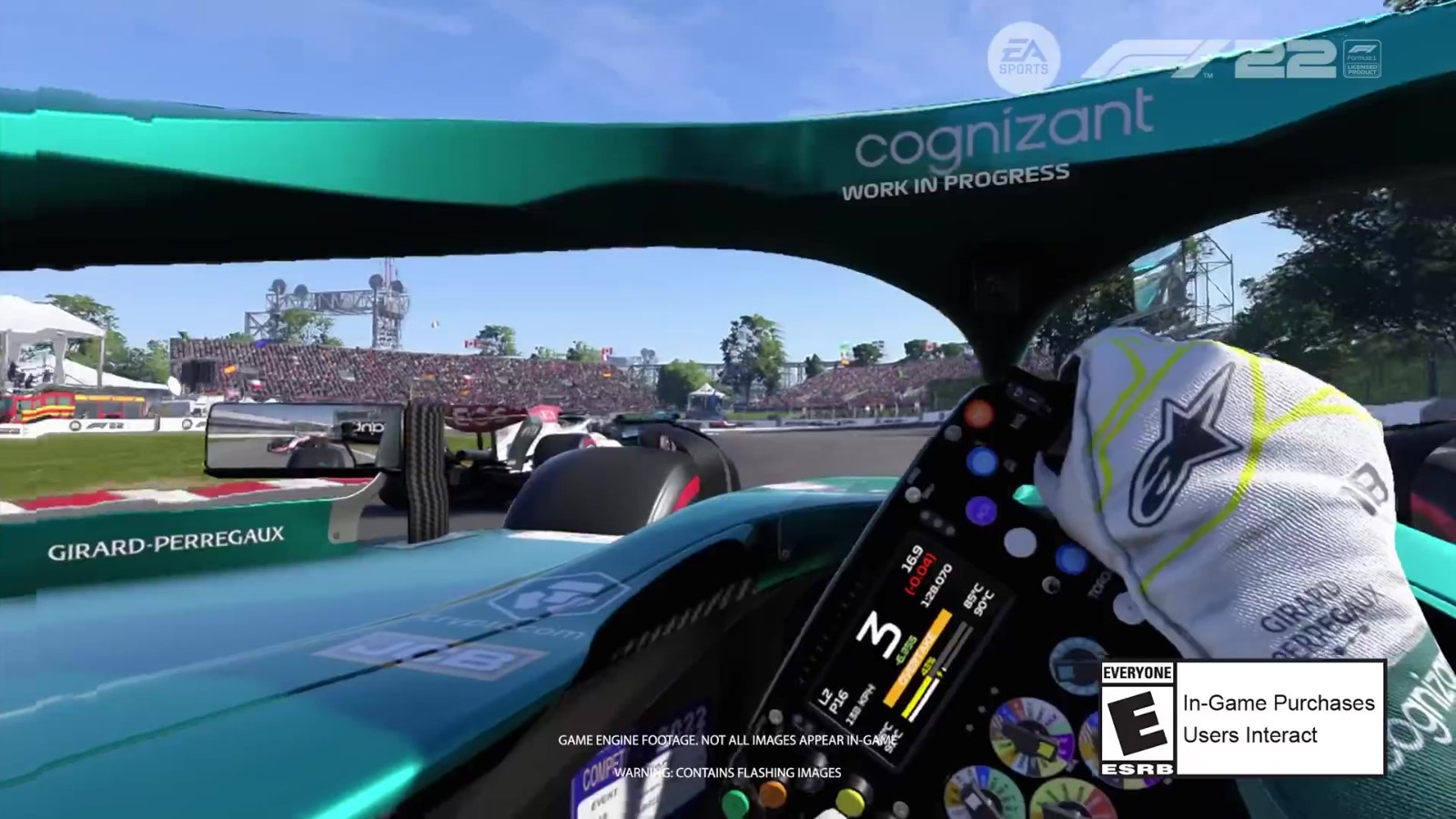 《F1 22》新预告片展示了PC独占VR实机视频