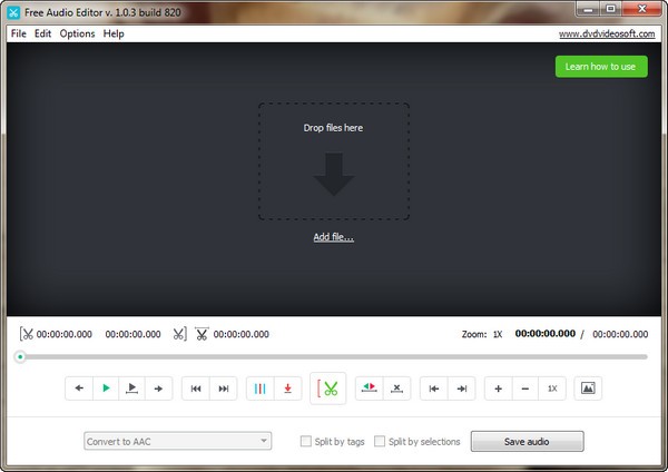 DVDVideosoft Free Audio Editor1.1