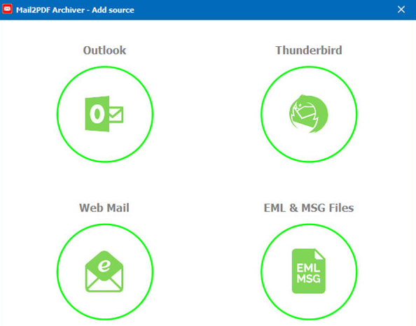Mail2PDF Archiver1.0