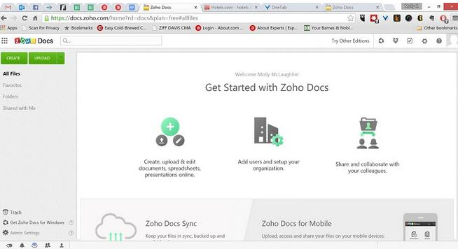 zoho docs1.9