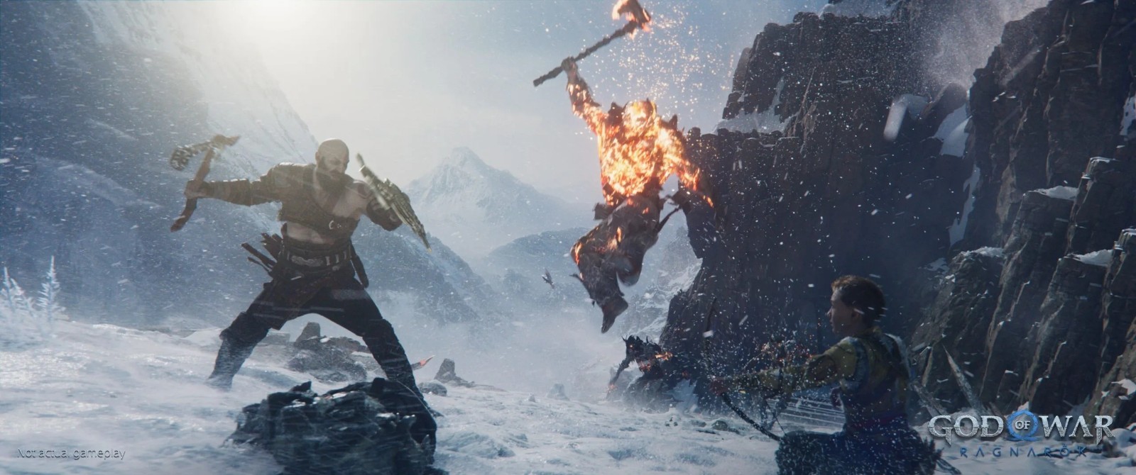 《战神：诸神黄昏》有两种画质选项 新视觉图公布