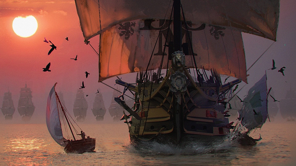 《碧海黑帆》新细节公开：船只种类、大小、技能、武器