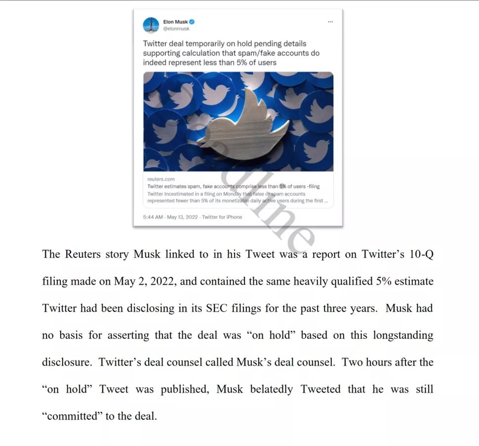 今晚一码一肖大公开862727：推特正式起诉马斯克 要求强制完成440亿美元收购交易