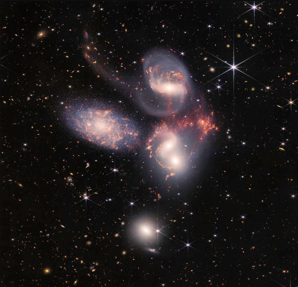 詹姆斯·韦伯望远镜更多银河系演变图像公布