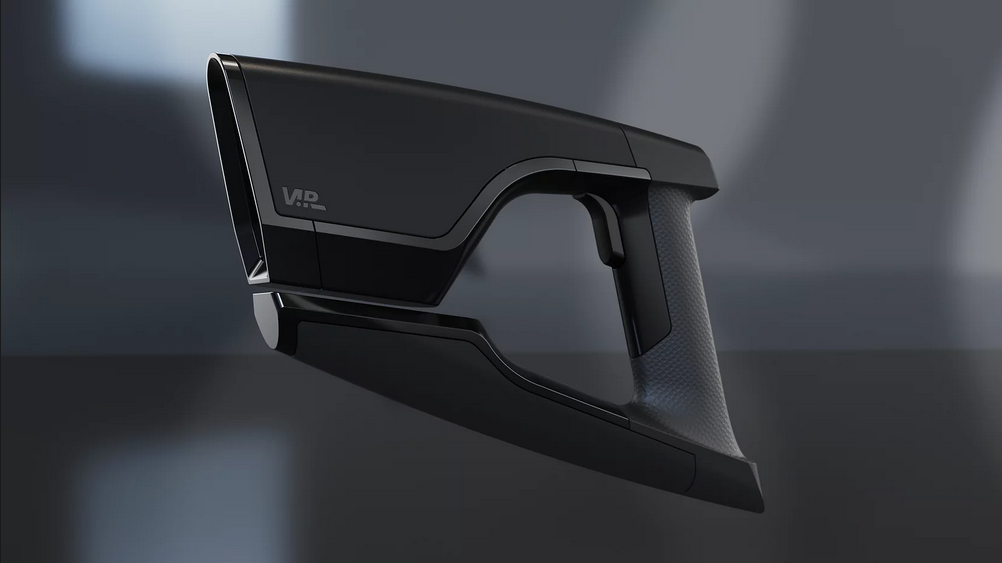 设计充满未来感！概念VR手柄模拟最真实后坐力