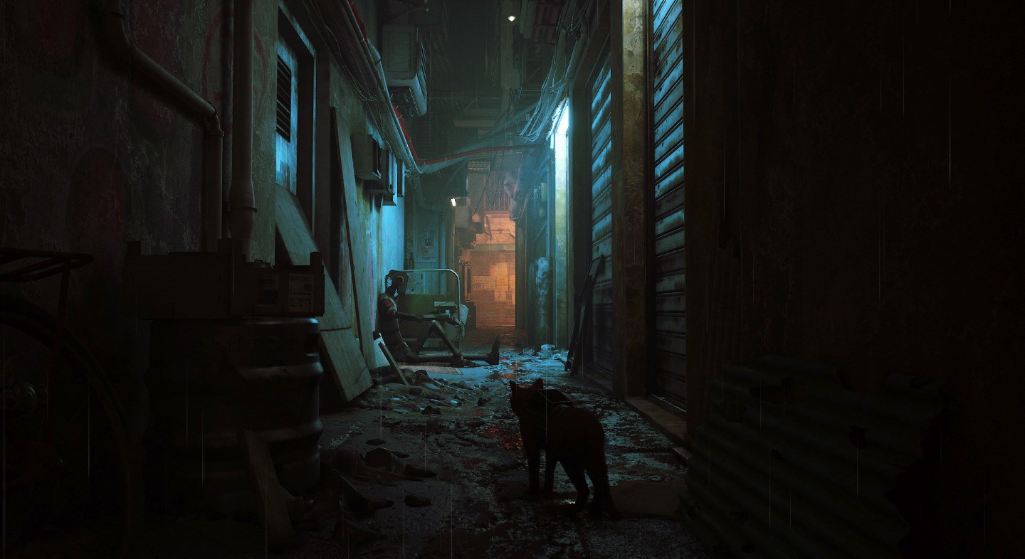 《Wallpaper Engine》Stray猫猫与阴暗的小巷游戏场景动态壁纸