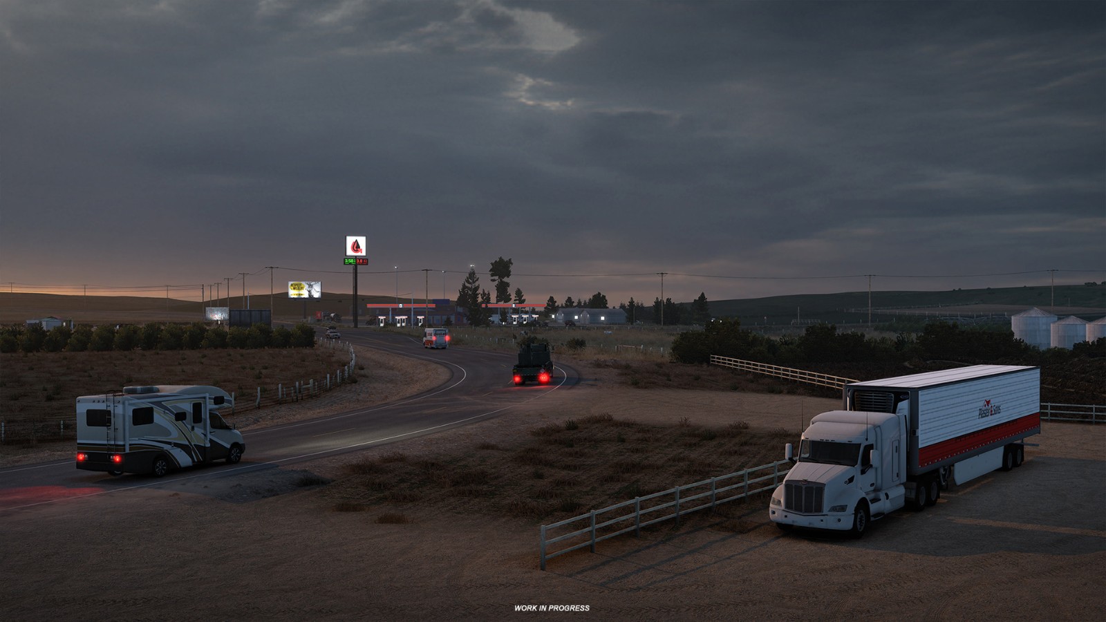《美国卡车模拟》新DLC蒙大拿开发版实机演示公开