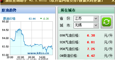 油价查询助手