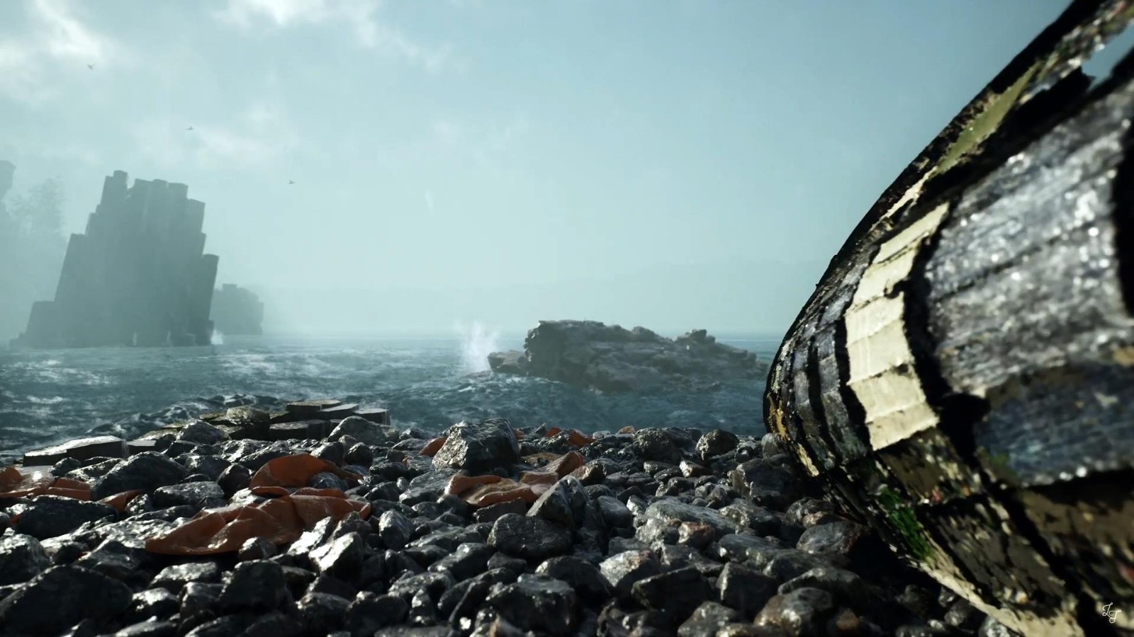虚幻5重制《龙腾世纪3》风暴海岸关卡 美轮美奂