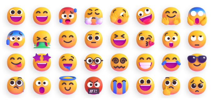 微硬开源Fluent Emoji黄豆心情 更具坐体活泼感