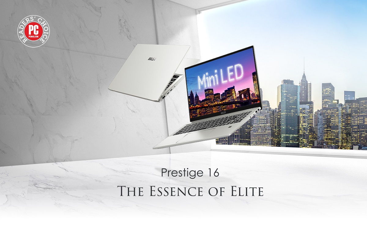 微星发布新款Prestige 16笔记本电脑 引入Mini-LED显示屏