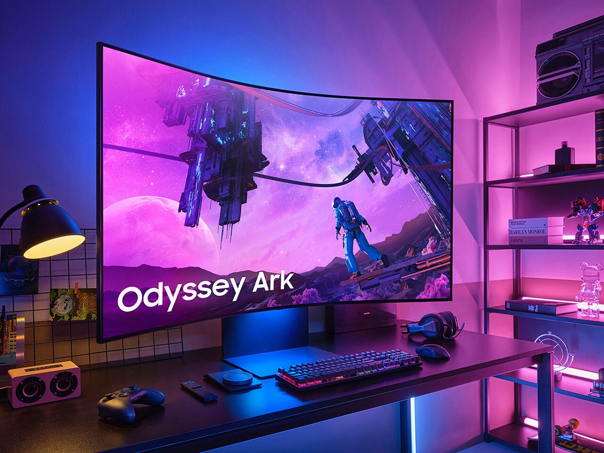 三星推出55英寸Odyssey Ark曲面游戏显示器