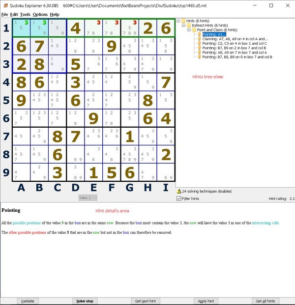 Sudoku Explainer6.30