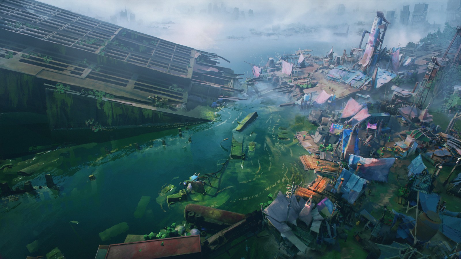 和邪社,猫次元导航_社会生存题材游戏《Floodland》上架Steam 支持中文 二次世界 第4张
