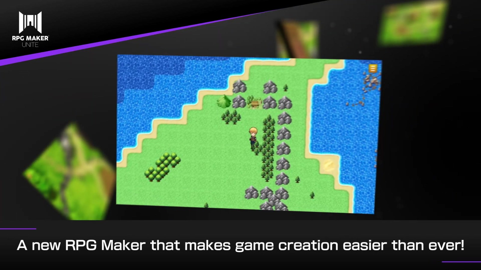 《RPG Maker Unite》首支预告片 介绍自动指导功能