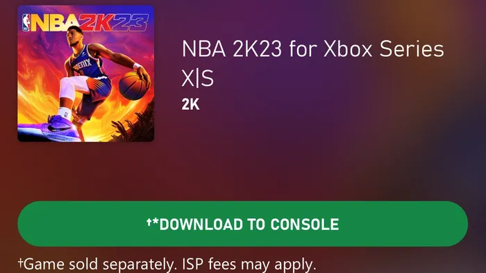 XBX/S版《NBA 2K23》开启预载 必要内存空间152GB