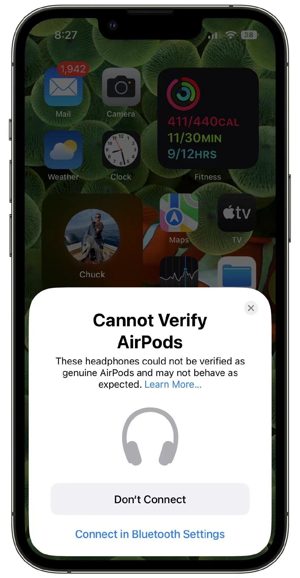 iOS 16可以检测到假充AirPods 并会弹出告诫