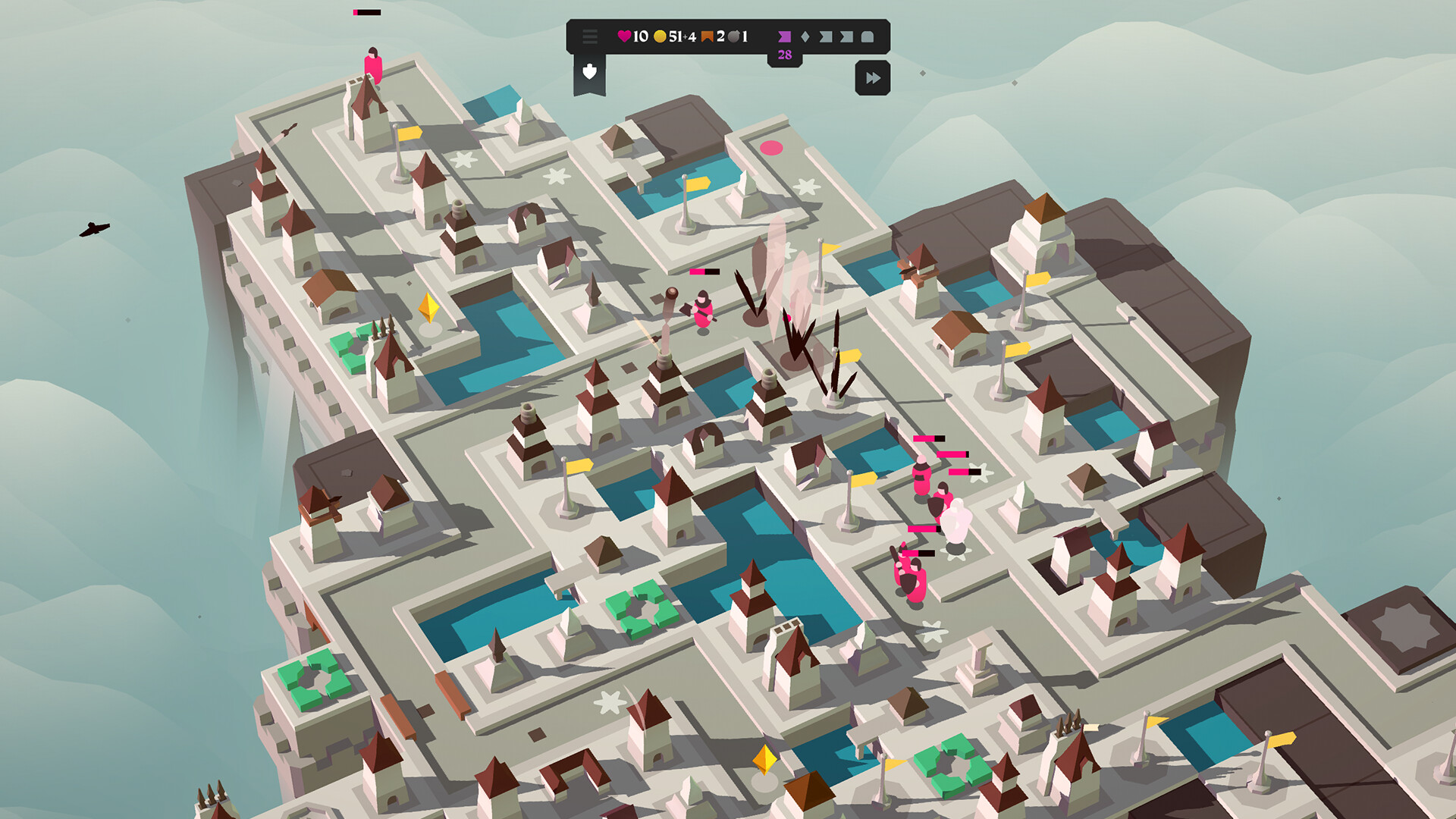 塔防棋盘肉鸽游戏《箭之岛屿》 现已在Steam发售 二次世界 第3张