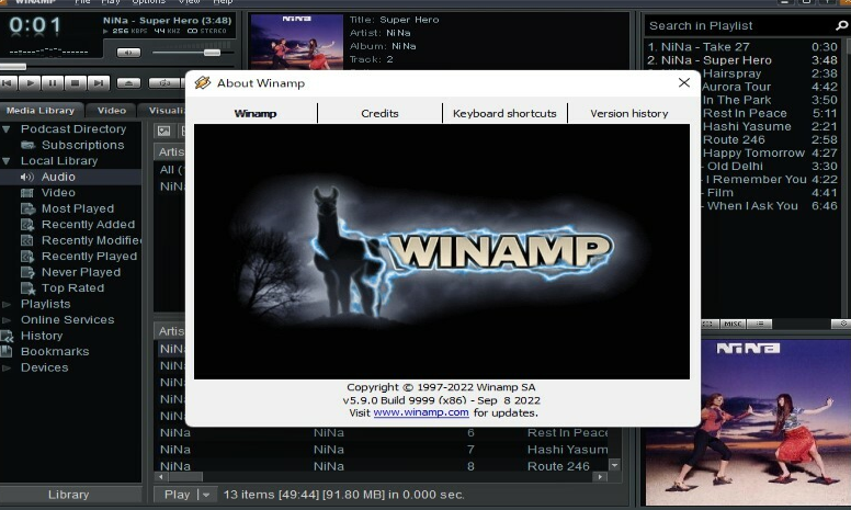 典范播放器Winamp 5.9正式支布 改擅Win11适性对应Hi