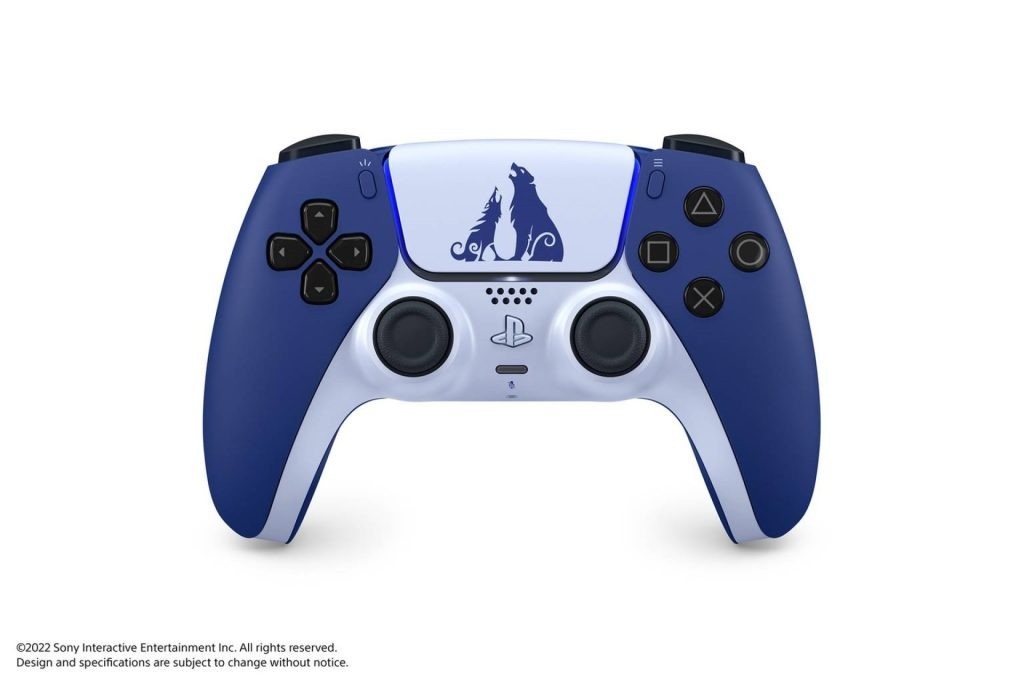 《战神：诸神黄昏》主题PS5手柄公布 支持蓝色及白色两款