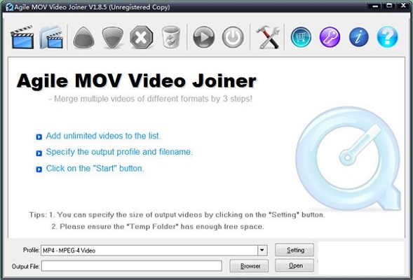 Agile MOV Video Joiner1.8.5