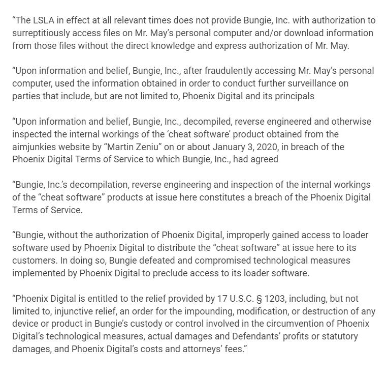 《命运2》外挂开发者反诉遭受Bungie黑客攻击 二次世界 第5张