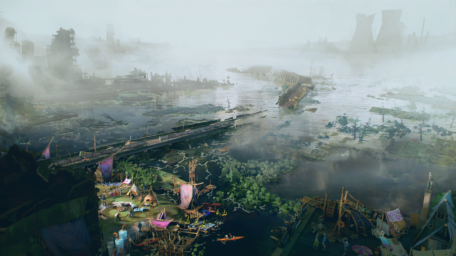 末世模拟《洪泛》上市日期公布 免费试玩版今日推出 二次世界 第2张