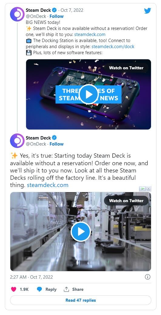 Valve表示Steam Deck现在无需预订即可购买 二次世界 第3张