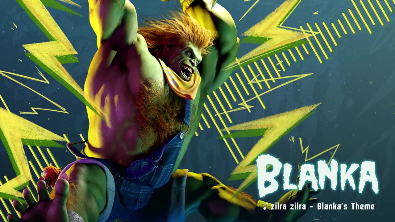《街頭霸王6》布蘭卡主題曲公開 正式版計劃2023年發售